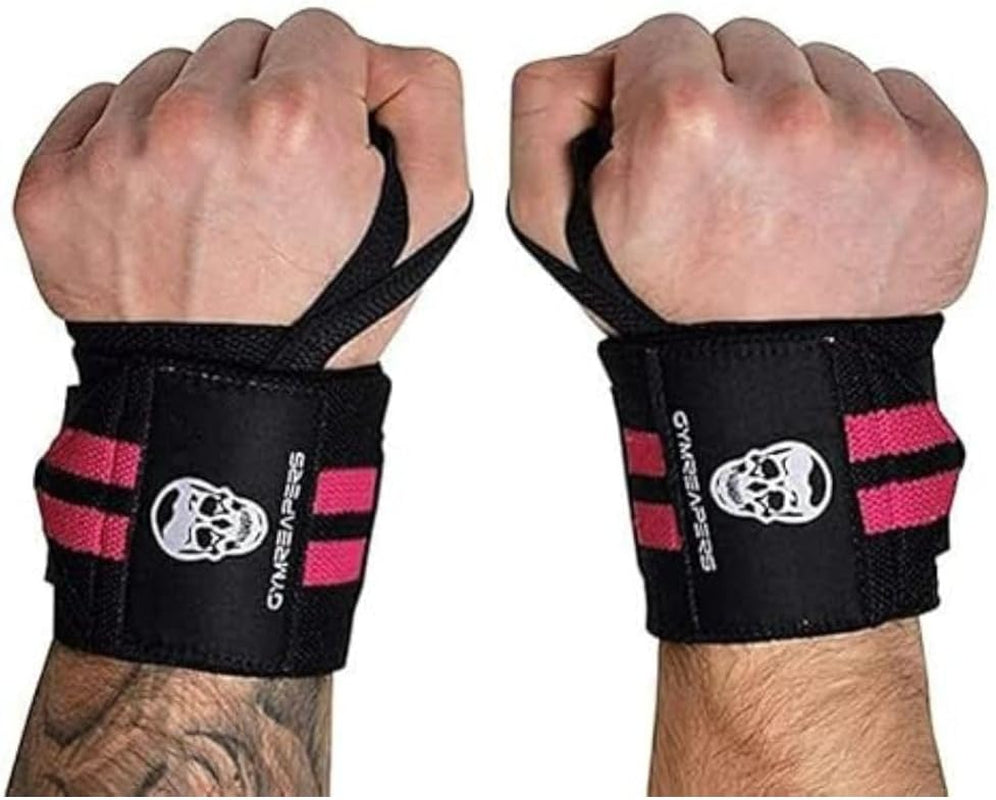 Weightlifting Wrist Wraps (IPF Approved) Professional Quality Wrist Support with Heavy Duty Thumb Loop - Best Wrap for Powerlifting Competition, Strength Training, Bodybuilding