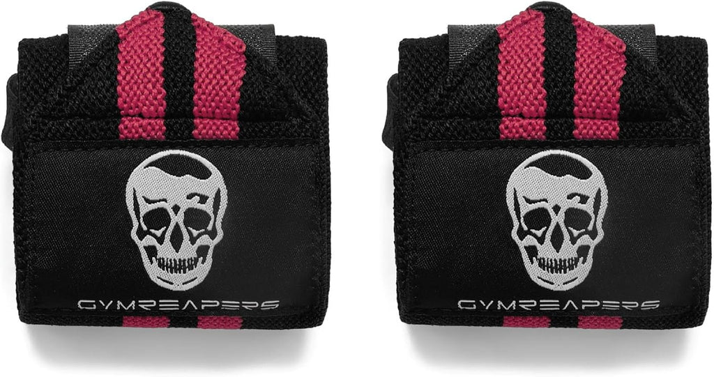 Weightlifting Wrist Wraps (IPF Approved) Professional Quality Wrist Support with Heavy Duty Thumb Loop - Best Wrap for Powerlifting Competition, Strength Training, Bodybuilding