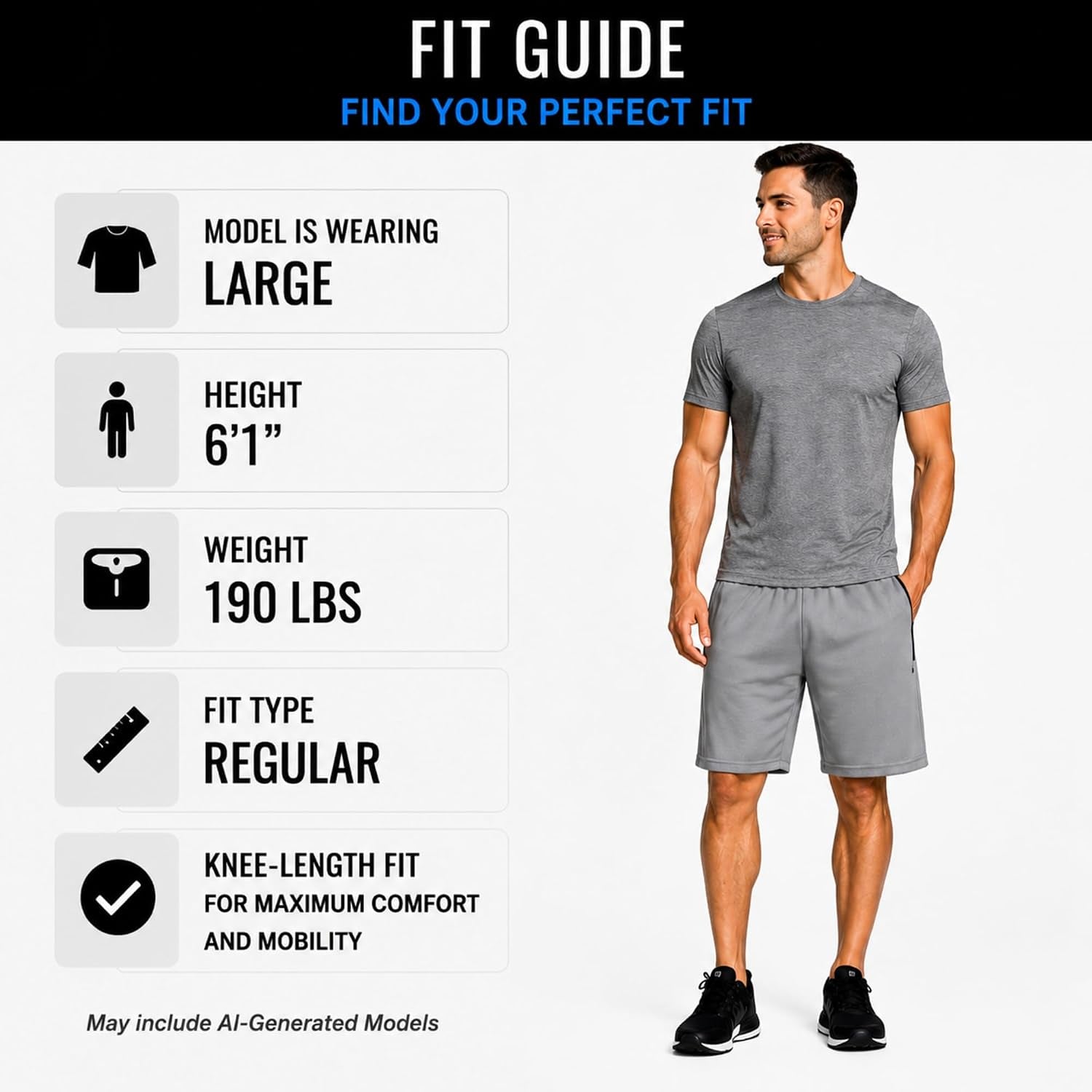 Mens Athletic Shorts 4 Pack Workout & Basketball Shorts