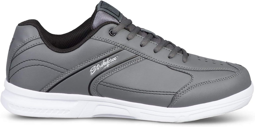 Flyer Lite Slate Men'S Athletic Bowling Shoe with #8 Slide Pad on Both Shoes for Right and Left Handed Bowlers - Available in Medium and Wide