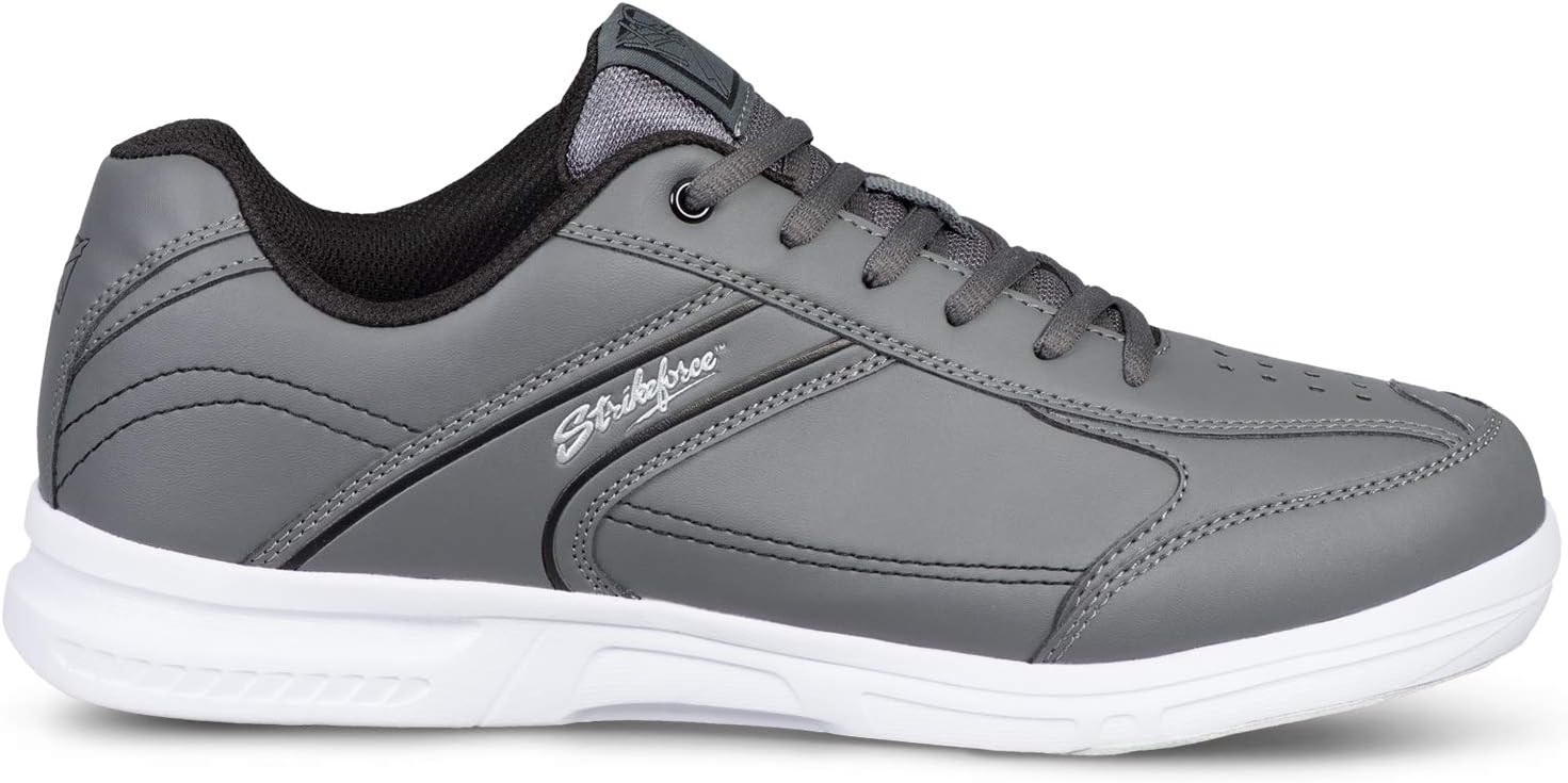 Flyer Lite Slate Men'S Athletic Bowling Shoe with #8 Slide Pad on Both Shoes for Right and Left Handed Bowlers - Available in Medium and Wide