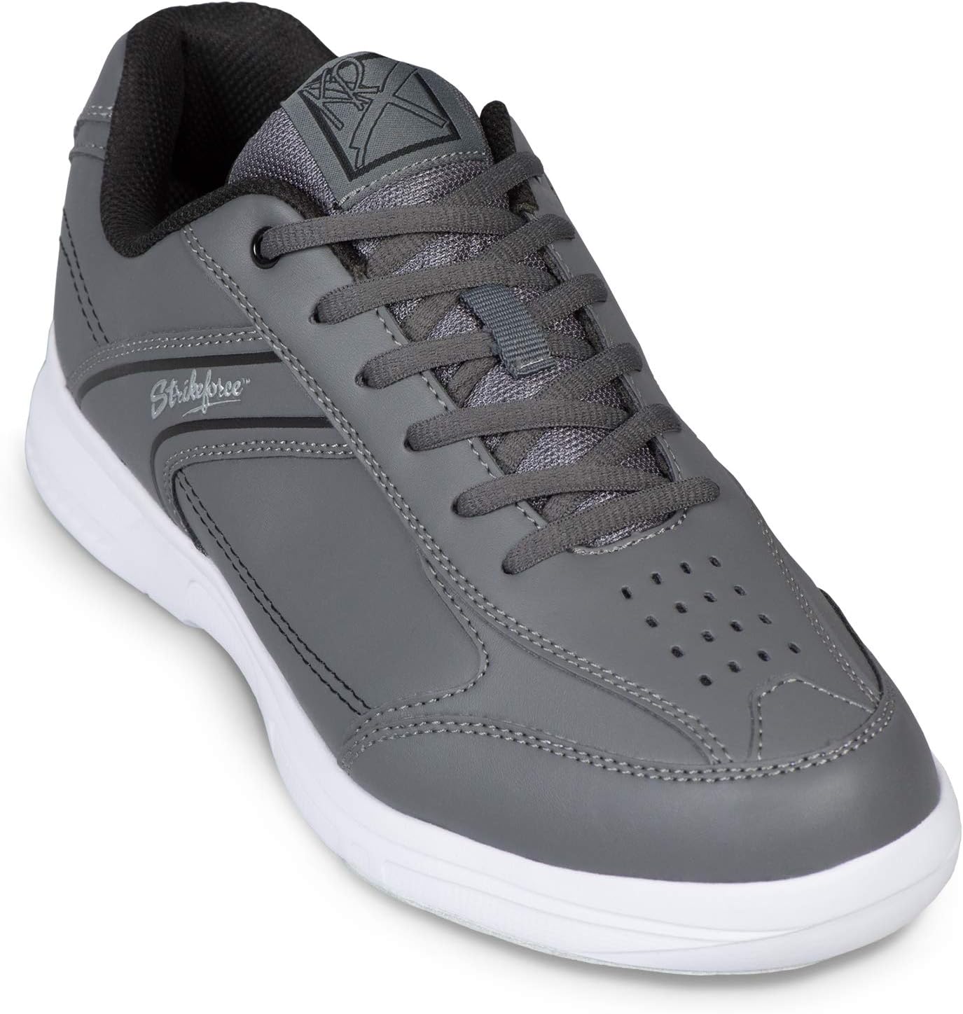 Flyer Lite Slate Men'S Athletic Bowling Shoe with #8 Slide Pad on Both Shoes for Right and Left Handed Bowlers - Available in Medium and Wide