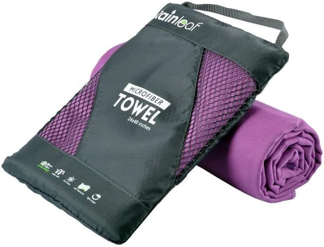 Microfiber Towel Quick Dry Camping & Travel & Gym Towel. Compact